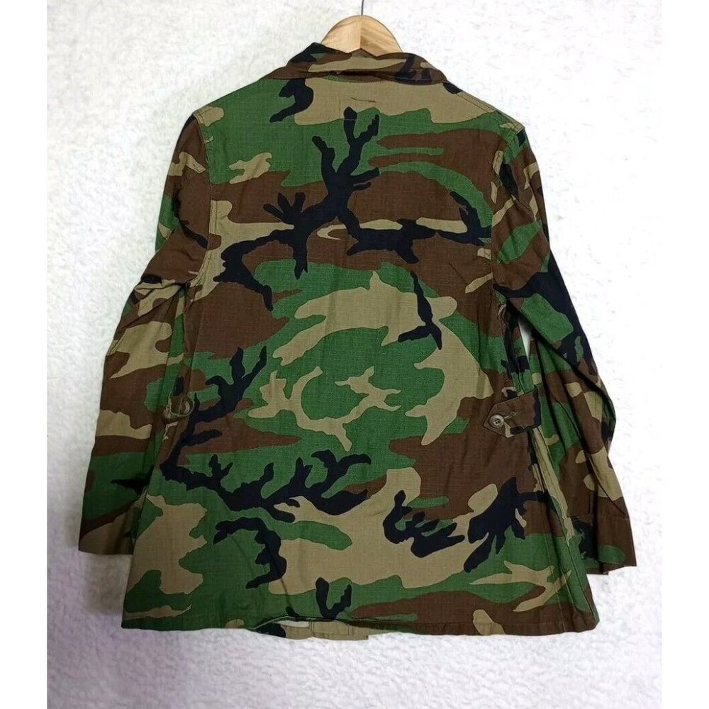 US Army Hot Weather BDU Woodland Pattern Utility WOMEN'S MATERNITY SZ 8R Jacket - Picture 11 of 12